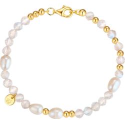 Glanzstücke München Bransoletka z Srebro wysokiej próby w Żółte złoto Bransoletki 1 ct Damski