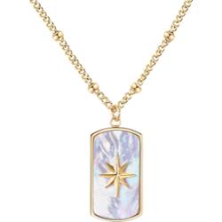 Valero Pearls Stal nierdzewna Masa perłowa Naszyjniki 1 ct Damski