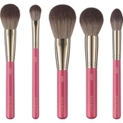 Boho Beauty ROSE TOUCH 5PC. FACE BRUSH SET Zestawy pędzli do makijażu 1 ct