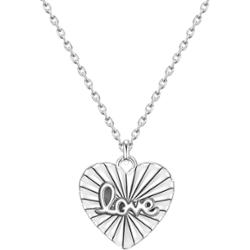 Glanzstücke München Naszyjnik srebrny Serce srebro wysokiej próby srebrny Naszyjniki 1 ct Damski