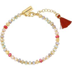 Yokoamii Bransoletka Sztuczna perła Wielokolorowy Bransoletki 1 ct Damski