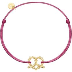 Glanzstücke München Bransoletka Precel serce Srebro wysokiej próby Srebrny Bransoletki 1 ct Damski