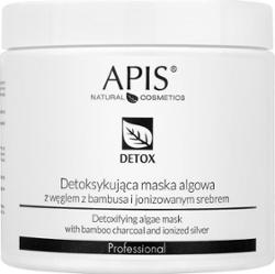 Apis DETOXMaska algowa detoksykująca z węglem z bambusa i jonizowanym srebrem / 200 g Maseczki nawilżające Damski