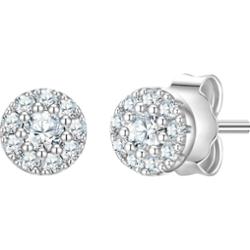 Glanzstücke München Kolczyki z Srebro wysokiej próby w Srebrny 1 ct Damski