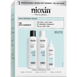 Nioxin Nioxin Scalp Recovery system przeciwłupieżowy i do swędzącej skóry głowy, 200+200+100 ml Zestawy do pielęgnacji włosów 1 ct
