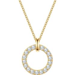 Rafaela Donata Łańcuszek z Srebro wysokiej próby w Żółte złoto Naszyjniki 1 ct Damski