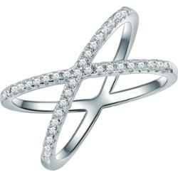 Lulu & Jane Srebro wysokiej pr óby Cyrkonia Pierścionki 1 ct Damski