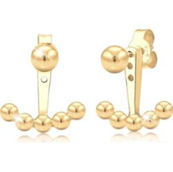 Elli Elli Kolczyki Ear Jacket Kugeln Trend 925 Sterling Silber 1 ct Damski