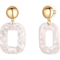 Lulu & Jane Stop metali Akryl Kolczyki 1 ct Damski