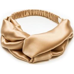 So fluffy Jedwabna opaska Blair – szampańska Opaski do włosów 1 ct