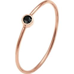 Elli Damski do łączenia minimalistyczny filigranowy z kryształami w srebrze 925 Sterling Silver Pierścionki 1 ct