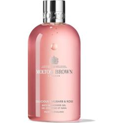 Molton Brown Body Essentials DELICIOUS RHUBARB & ROSE BATH & SHOWER GEL Mydła do rąk 300 ml Damski