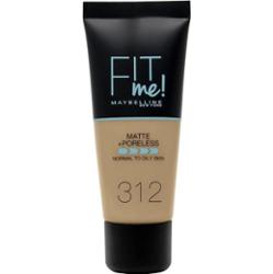 Maybelline Fit Me Matte Poreless Podkłady 30 ml 312 Golden