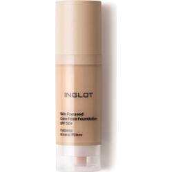 Inglot PIELĘGNACYJNY PODKŁAD DO TWARZY SKIN FOCUSED SPF 50 INGLOT 308 MEDIUM OLIVE Podkłady 30 ml 305 - PEACHY BEIGE