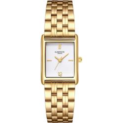 Glanzstücke München Zegarek na reke ze stali nierdzewnej w kolorze zlotym Zegarki damskie 1 ct Damski