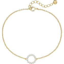 Glanzstücke München Bransoletka z Srebro wysokiej próby w Żółte złoto Bransoletki 1 ct Damski