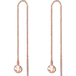 Glanzstücke München Kolczyki wiszące srebrne srebro wysokiej próby różowe złoto 1 ct Damski