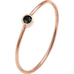 Elli Damski do łączenia minimalistyczny filigranowy z kryształami w srebrze 925 Sterling Silver Pierścionki 1 ct