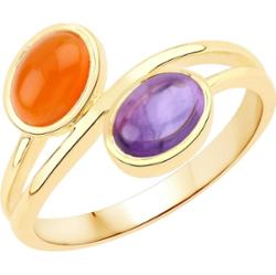 Rafaela Donata Pierścionek Srebro wysokiej próby Żółte złoto Pierścionki 1 ct Damski