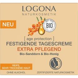 Logona Age Protection Ujędrniający silnie odżywczy krem na dzień z organicznym rokitnikiem i miodem Kremy do twarzy 50 ml