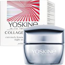 Yoskine Yoskine Collagen Laser., Ekstremalnie ujędrniający krem-zabieg z laserowym stymulatorem kolagenu na noc, 50 ml Kremy na noc Damski
