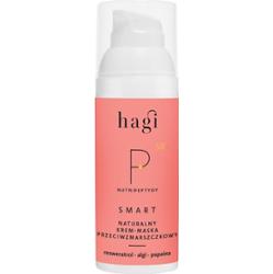 Hagi Cosmetics P - KREM-MASKA PRZECIWZMARSZCZKOWY DO TWARZY, SZYI I DEKOLTU Z NUTRIPEPTYDAMI Kremy do szyi i dekoltu 50 ml