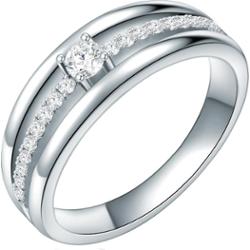 Rafaela Donata Srebrny pierścionek srebro wysokiej próby Cyrkonia srebrny Pierścionki 1 ct Damski