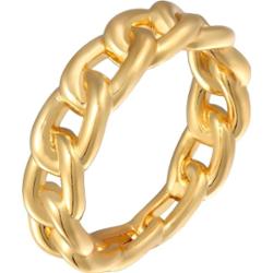 Elli Damska obrączka Chain Optic Trend kolor złoty Pierścionki 1 ct Damski