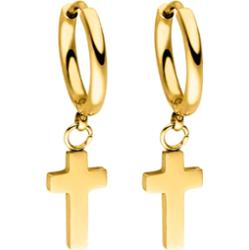 Purelei Purelei Kolczyki kółka Cross Creole Kolczyki koła 1 ct Damski