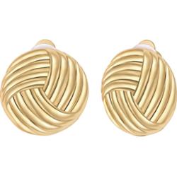 Yokoamii Klipsy do uszu z pozlacanej stopu metali Kolczyki 1 ct Damski