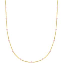 Glanzstücke München Łańcuszek Srebro wysokiej próby Żółte złoto Naszyjniki 1 ct Damski