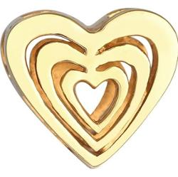 Nenalina Damski charm Serce Miłość w srebrze próby 925 Sterling Silver Wisiorki 1 ct