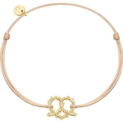 Glanzstücke München Bransoletka Precel serce Srebro wysokiej próby Srebrny Bransoletki 1 ct Damski