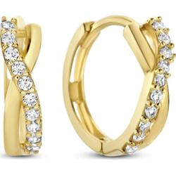 Isabel Bernard Kolczyki typu creole Isabel Bernard Rivoli Esmée - 14-karatowe złoto Kolczyki koła 1 ct Damski