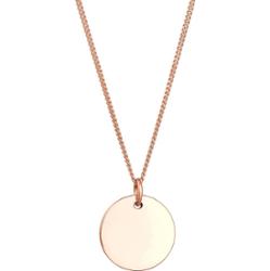 Elli Damski wisiorek płytka Basic ze srebra próby 925 Sterling Silver Naszyjniki 1 ct