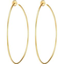 Glanzstücke München Srebrne kolczyki kreole srebro wysokiej próby srebrny Kolczyki koła 1 ct Damski