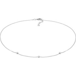 Elli Choker damski z koralików Playful w srebrze próby 925 Sterling Silver Naszyjniki 1 ct Damski
