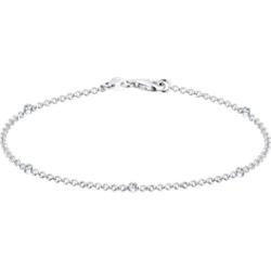 Elli Filigranowa damska bransoletka z kryształkami ze srebra próby 925 Bransoletki 1 ct Damski