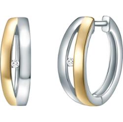 Lulu & Jane Srebro wysokiej pr óby Brylant Kolczyki 1 ct Damski