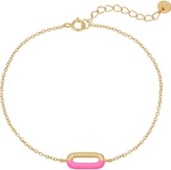 Glanzstücke München Bransoletka Srebro wysokiej próby Żółte złoto Bransoletki 1 ct Damski