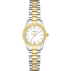 Glanzstücke München Zegarek na reke ze stali nierdzewnej w kolorze srebrnym/zlotym Zegarki damskie 1 ct Damski