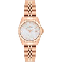 Rhodenwald & Söhne Zegarek Cassina Stal nierdzewna Różowy złoty Zegarki damskie 1 ct Damski