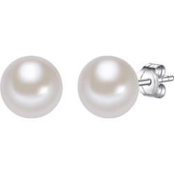 Valero Pearls Kolczyki sztyfty z perłą srebro wysokiej próby Perła hodowlana słodkowodna srebrny 1 ct Damski