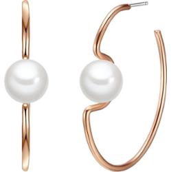 Lulu & Jane Stop metali Sztuczna perła Kolczyki 1 ct Damski