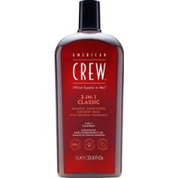 American Crew 3-in-1 Shampoo, Conditioner and Body Wash Szampony 1000 ml Męskie