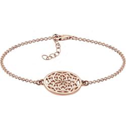 Elli Damski Ornament Boho Festival Hippie w srebrze próby 925 Sterling Silver Bransoletki 1 ct