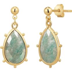 Yokoamii Kolczyki Mosiadz Żółte złoto 1 ct Damski