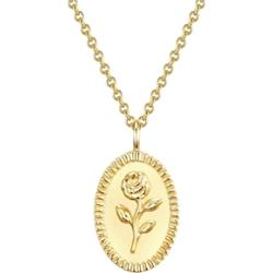 Glanzstücke München Naszyjnik srebrny srebro wysokiej próby żółte złoto Naszyjniki 1 ct Damski