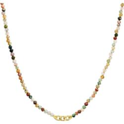 Glanzstücke München Naszyjnik srebrny srebro wysokiej próby Agat żółte złoto Naszyjniki 1 ct Damski