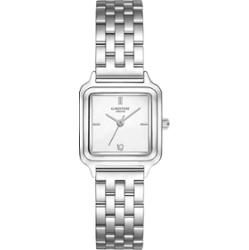 Glanzstücke München Zegarek na reke ze stali nierdzewnej w kolorze srebrnym Zegarki damskie 1 ct Damski